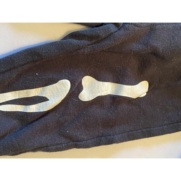 Infant Skeleton Halloween Pajama Set Black & White Long Sleeve Top & Pants 3M - Picture 5 of 9